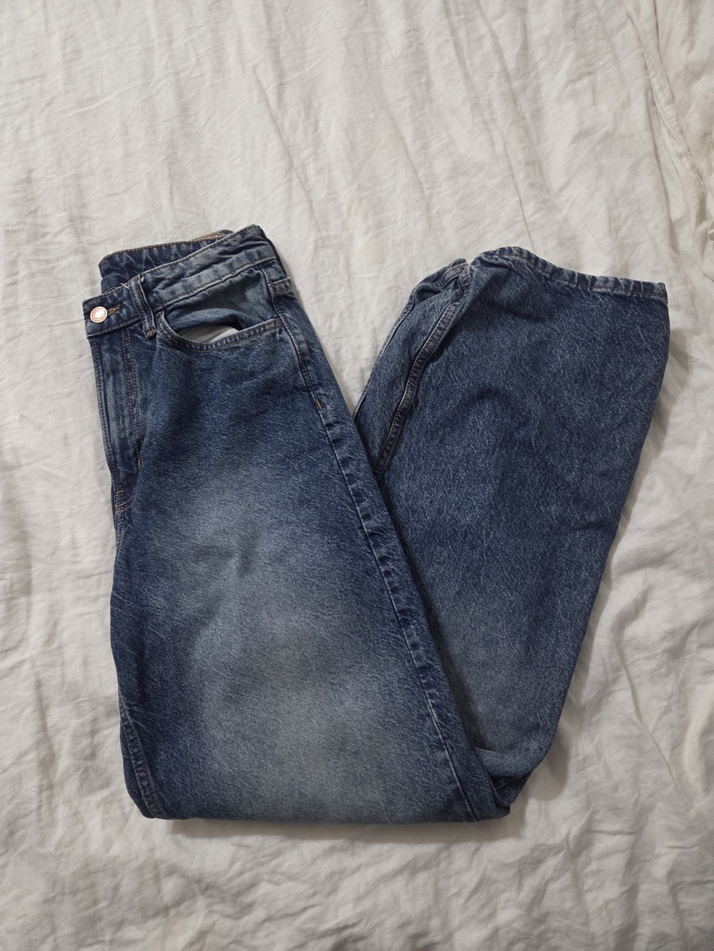 H&M Dark Blue Relaxed Fit Men's Jeans